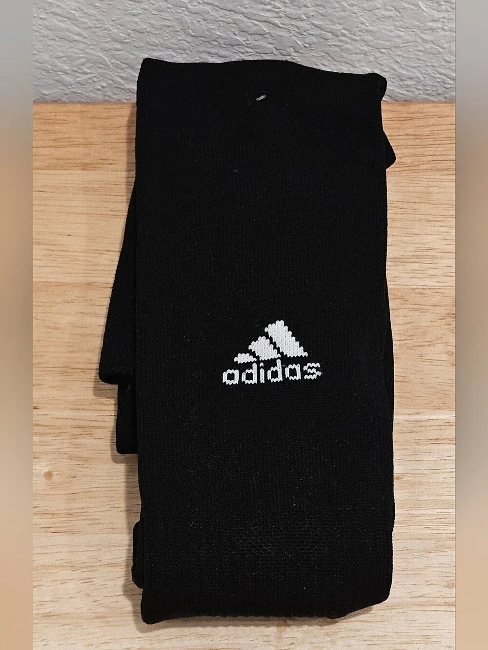 Adidas Black Over The Calf Soccer Socks NWOT Factory Connected Size Large
